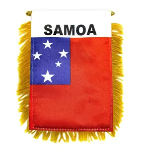 Western Samoa Mini Banner Flag