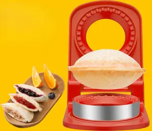 Sandwich Cutter and Sealer - Round Crustless Sandwich Cutter for Peanut Butter and Jelly‌ Sandwich Maker, Snacks Party Food Prep