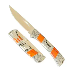 High Carbon Steel Outdoor Folding Pocket Chef Knife for Meat Cleaver Utility Knife