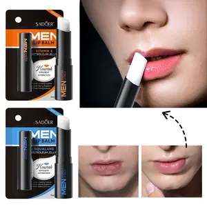 Men's Lip Balm Set, Contains Plant Squalane, Long-Lasting Moisturizing Hydration, Repair Nourish, Men's Lip Care Products, 2pcs