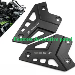 For KAWASAKI Z900 Z 900 Motorcycle Accessories FootPeg Footrest Rear Set Heel Plates Guard Protector