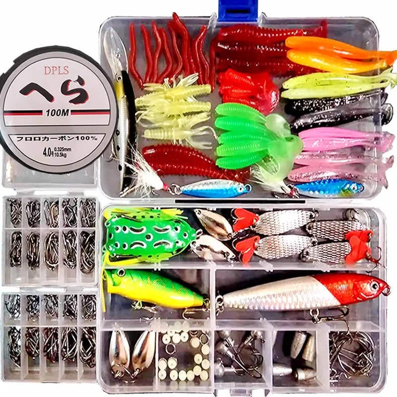 324 pieces of lure set with fishing line