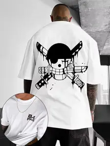 2026 New ONE PIECE Roronoa Zoro Japanese Anime Printed T-shirt Men's and Women's Fashion T-shirt Men's Top