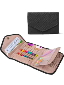 Crochet Hook Case - Foldable Organizer - Knitting & Crochet Supplies Holder