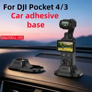 Dji Osmo Pocket4/3 Car Silicone Base Camera Mount, Detachable Desktop Adhesive Stand, Multi-Functional Tripod, Portable Live Streaming Accessory
