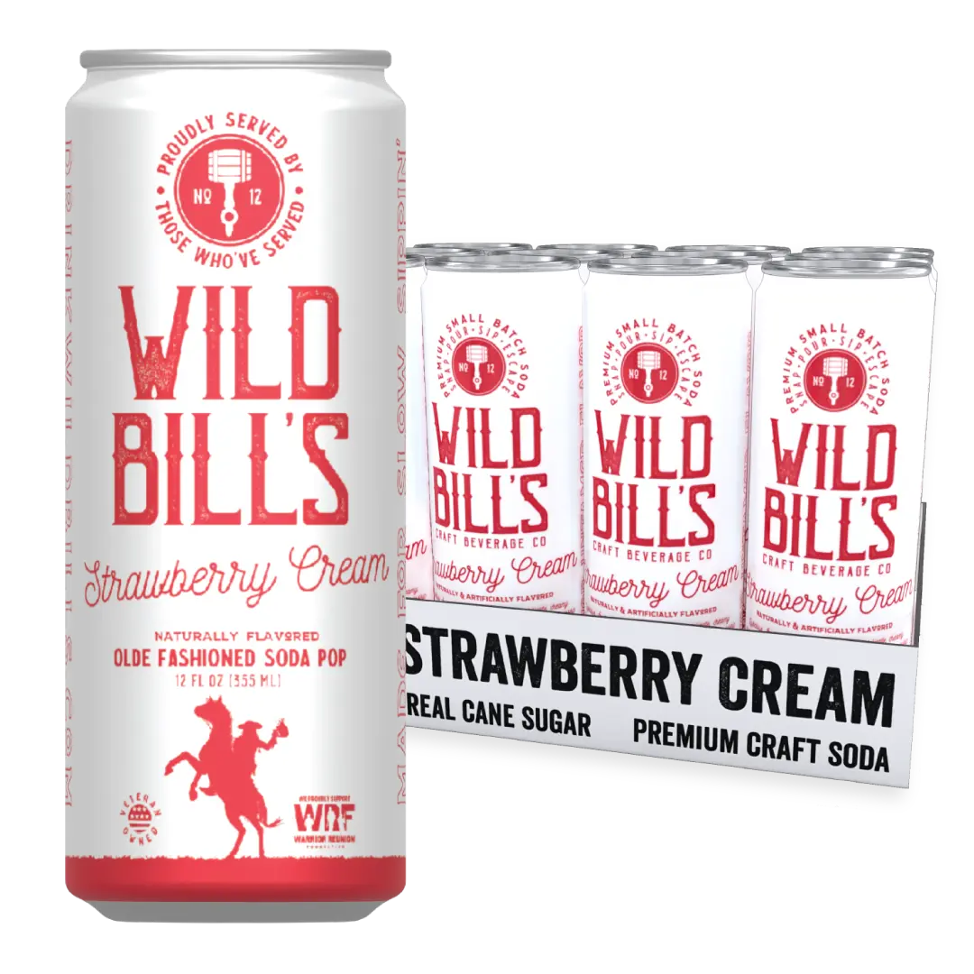 Strawberry Cream Soda – 12 Pack