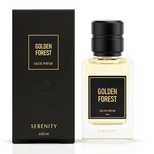 Golden Forest Eau de Parfum Spray 65ml (2.2 oz) by Serenity | Bright Citrus, Creamy Florals & Bold Resinous Depth