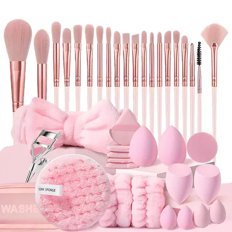 40 or 20 Pcs Makeup Tool Set with Box - Soft Bristles for Perfect Blending, Gift Packaging, Complete Makeup Set for Teens/Adults, Makeup Products, Brushes For Makeup