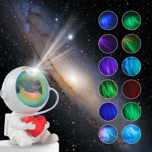 AMYTHYLLA Astronaut Galaxy Projector Aurora Night Light Upgraded Latest Version Starry Nebula Ceiling LED Relaxing Lamp with Timer Remote Kids Room Decor Aesthetic for Kids Friends Birthday Game Party2