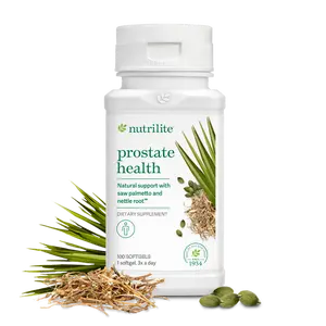 Nutrilite Prostate Health 100 Softgels Men's Daily Support with Saw Palmetto Nettle Root & Pumpkin Seed Oil for Urinary Wellness - Healthcare, Supplement