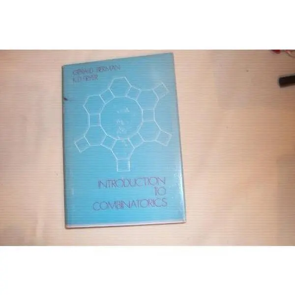 USED Book - Introduction to Combinatorics by Gerald Berman (Hardcover) - english