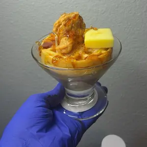 Chicken and Waffle Candle - Scented Wax Candle for Home Decor