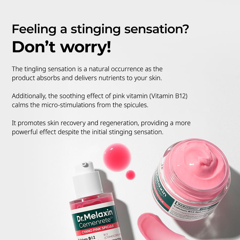 [Dr.Melaxin Official] Cemenrete Cyano Pink Spicule Cream | Firming, Moisturizing, Wrinkles | Korean Skin Care Cosmetics Skin Repair Moisturizers