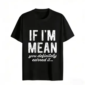 If Im Mean You Definitely Earned It Women's Graphic Tee Casual Streetwear Style Cotton Crew Neck Short Sleeve Fashion T-Shirt For summer Everyday Wear rachel new outfit