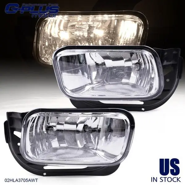 G-PLUS Automotive Replacement Bumper Fog Lights - SAE/DOT Cert Auxiliary Lights for 09-12 Ram 1500, 10-18 Dodge Ram 2500/3500 Regular St, Laramie, TRX4 Compatible, Poor Weather Use
