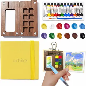 Mini Watercolor Palette Paint Set Travel Size