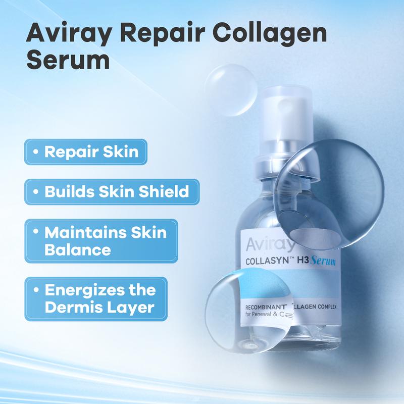 [Aviray] All-Skin Repair Serum 30ml｜Recombinant Type III  Collagen & Panthenol & Centella for Ultimate Skin Healing