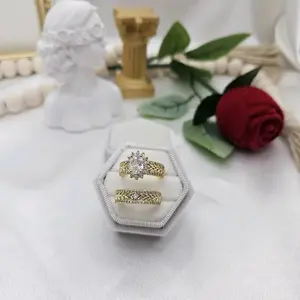 LaYaiBoutique #2287 14k gold plated wedding ring, High Quality