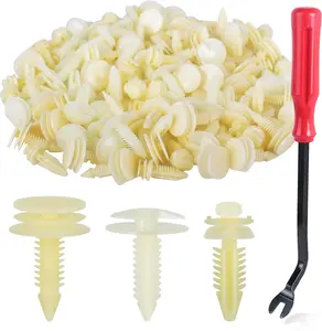 120pcs 15545202 Front Door Trim Panel Retainers Clips with 10153057/363137 Door Panel Fastener Rivet Included Tool Compatible with GM Chevrolet GMC Trucks Chevy Pickup SUV