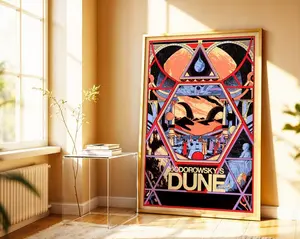 [Unframe] [Free ship] Jodorofsky's Dune, Documentary Film Poster, (Digital ), Printable