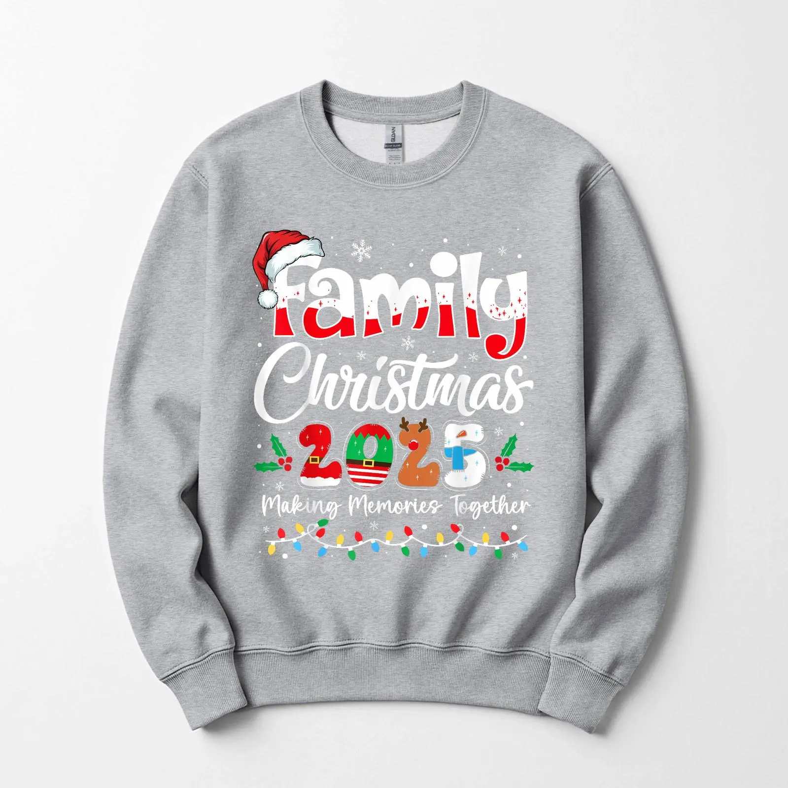 Family Christmas 2025 Matching Outfit T-Shirt, Sweatshirt & Hoodie Xmas Santa Squad Holiday Pajamas for Family