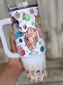 Strawberry Inspired Ice Cream Mashup 40 oz Tumbler