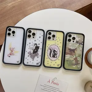 Wildflower 3D Kittens Camo Fox Phone Case for iPhone series Little Stinker WF Meow Cute Cover funda case