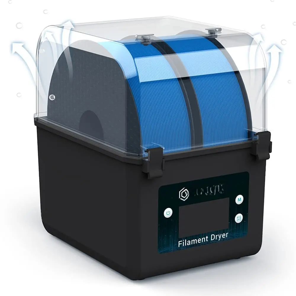 Filament Dryer, Upgraded Filament Dry Box, Large-Capacity  Filament Dehydrator for 2KG Filament, Compatible with 1.75mm, 2.85mm Filament and PLA PETG TPU ABS Material