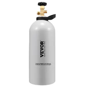 VEVOR CO2 Tank, 20 lbs New Aluminum Alloy Cylinder, CO2 Air Tank with Spray Coating, CGA320 Valve, Handle Adjustable Pressure, DOT TC Approved Cylinder for Draft Beer Dispensing and Soda MakerVEVOR Super Brand Day