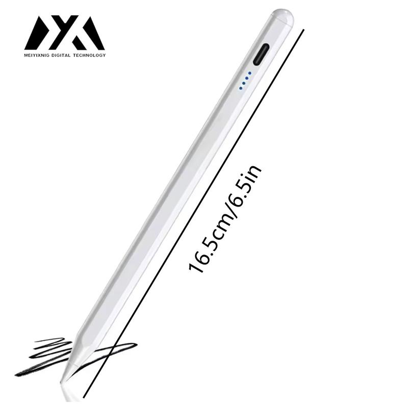 Stylus Pens for Touch Screens Power-Display Tablet Pen POM Tip Magnetic Digital Touch Pen Compatible with iPhone/iPad/iPad Pro/Lenovo/and Other iOS/Android Smartphone and Tablet Devices (Black) Touchscreen Pen USB Rechargeable Stylus