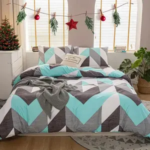 2/3pcs Comforter Set, Breathable Quilted Style Bedding Sets, Luxury Fluffy Soft Comforter for All Season, Twin/ Queen/ King Size Bed In A Bag (1 Comforter & 1 Or 2 Pillowcases), As Halloween, Chrismas Gift, Bed Comforter Sets, Christmas Bedding, King Size