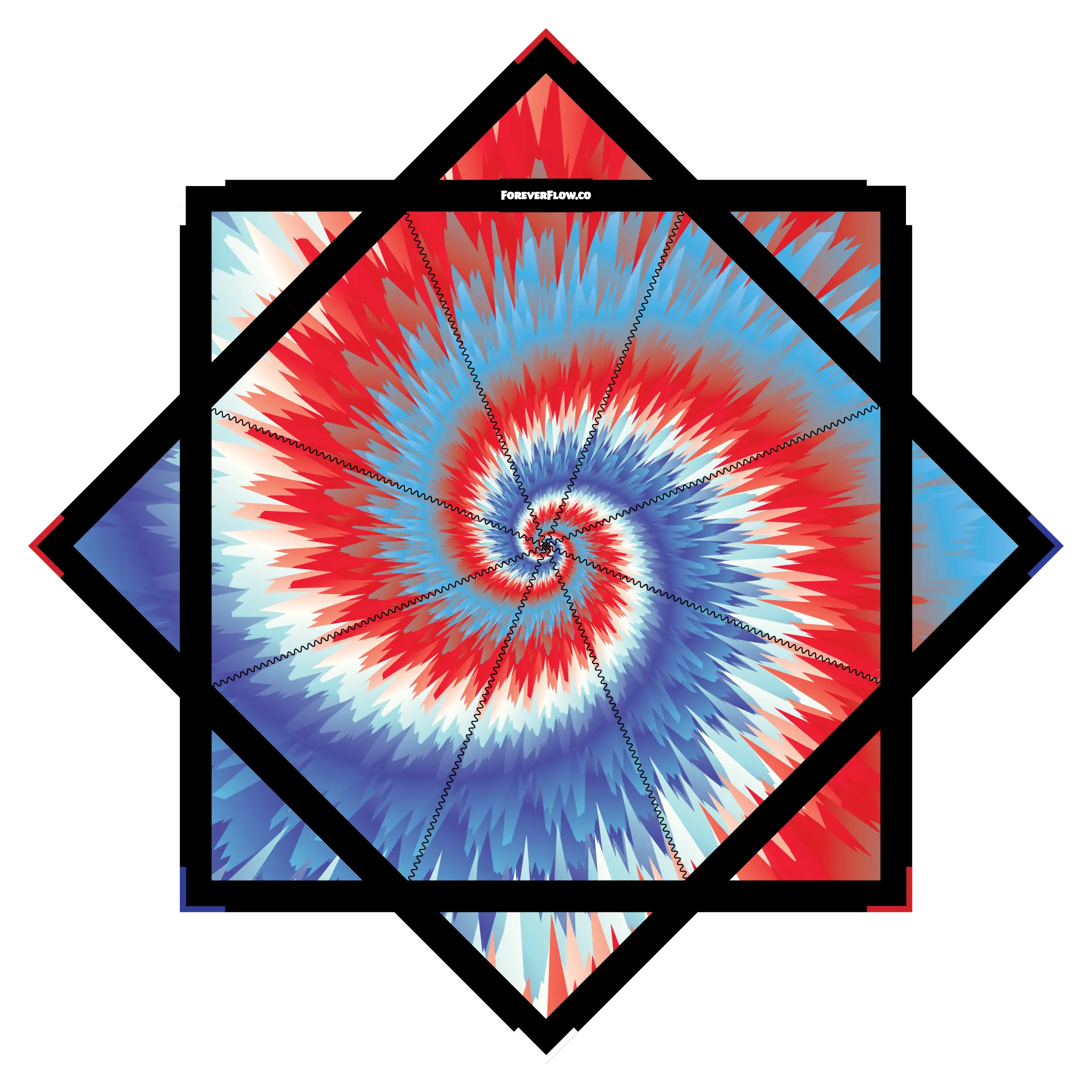 4th Of July – Forever FlowStar 26" (Ready to Ship)