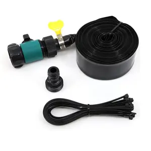Trampoline Sprinkler Outdoor Water Play Accessory, Durable Water Spray Device for Kids Summer Fun, Efficient Garden Cooling Tool, Backyard Lawn Irrigation System, Outdoor Kids Stuff, Cool Outdoor Yard Stuff Kiddie Inflatable Kid Pool