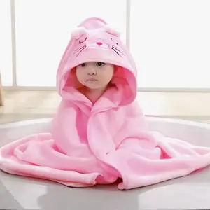 Cartoon Animal Pattern Towel, Cute Bathroom Hand Drying Towel, Baby Multipurpose Shower Towel