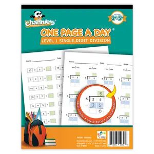 One Page A Day Beginning Division Math Workbook – Visual Division Practice for Grades 3–5