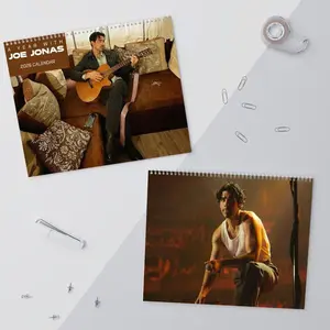 Joe Jonas 2026 Wall Calendar, Celebrity Music Calendar, Pop Star 2026 Calendar, Gift for Music Fans, Home Office Wall Decor 8