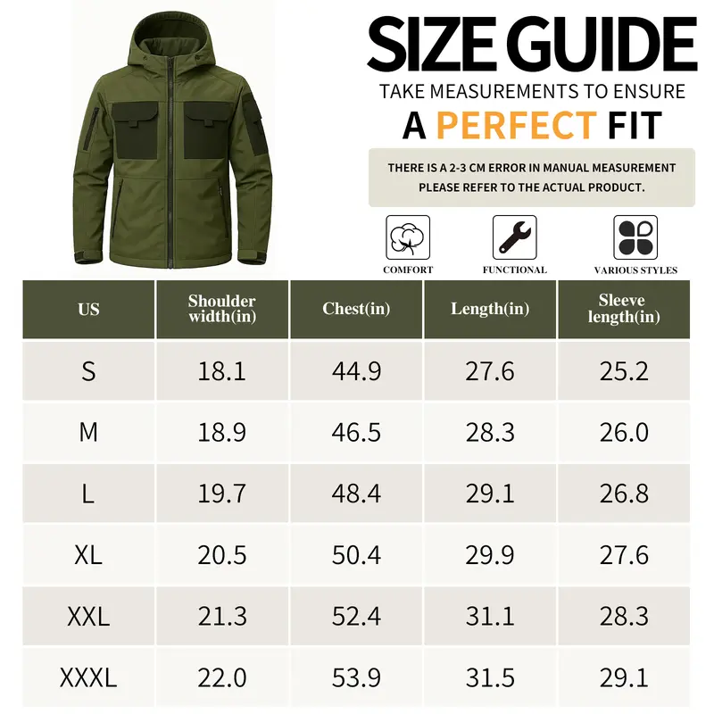 HOMUG men's hooded work jacket