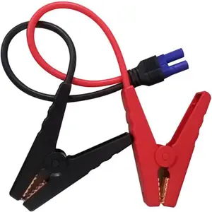EC5 Jump Starter  with  Clamps - 12V Replacement  Clips to EC5 Connector  Jumper  for  Portable  Jump Start  Booster  10AWG Wire