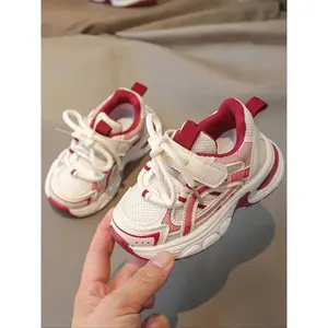 Sneaker, Breathable Mesh Upper, Thick Sole, Soft Elastic Laces, Dual Fixed, Stylish and Versatile