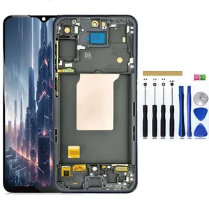 OLED/incell for Samsung GalaxyA55LCD Black Frame Screen Replacement Touch Screen Digitizer for Samsung Galaxy SM-A556B SM-A556W SM-A556U SM-A556V SM-A556E Screen Display Replacement Touch Digitizer Assembly Kit