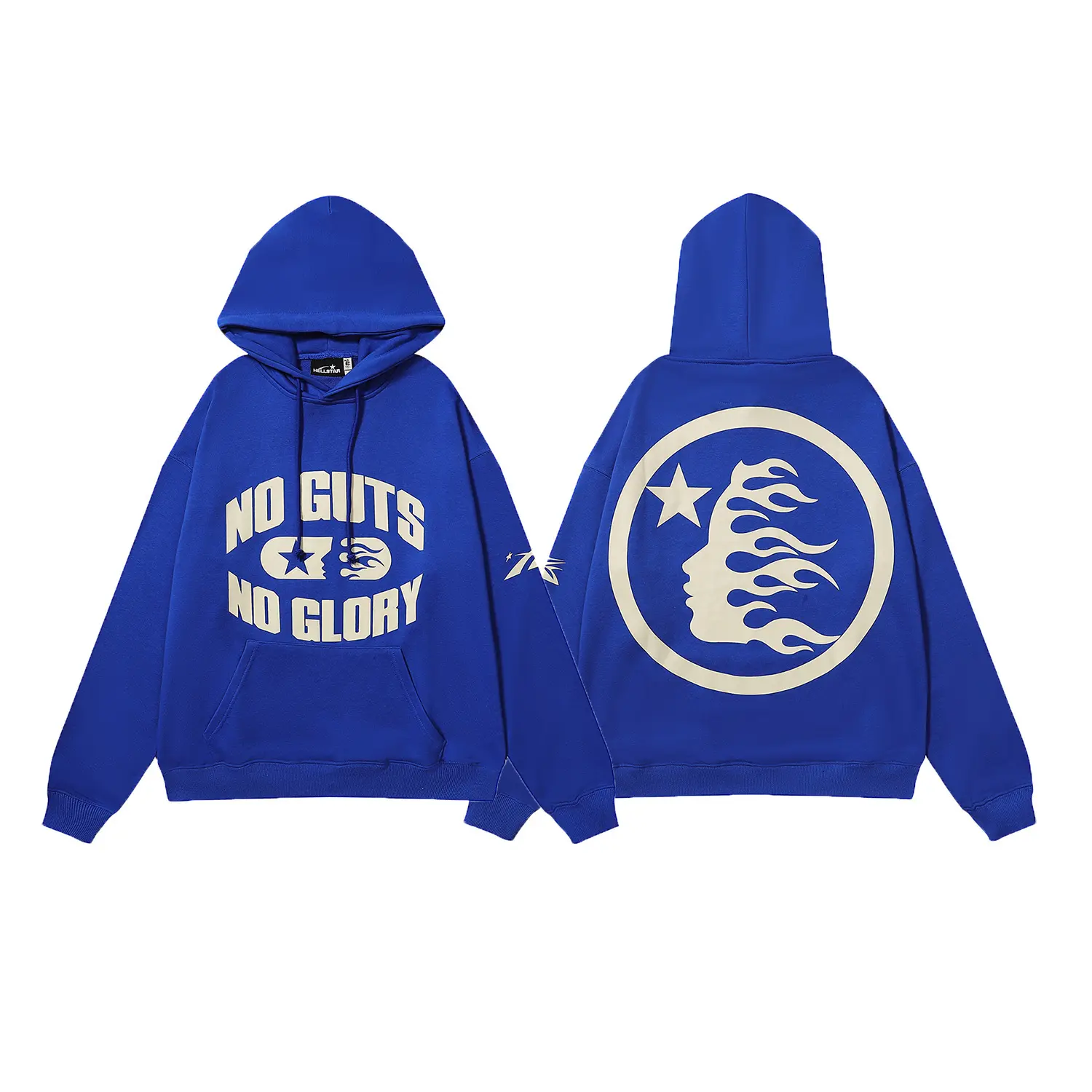 【 Cotton Hoodie 】 DY W15 Blue
