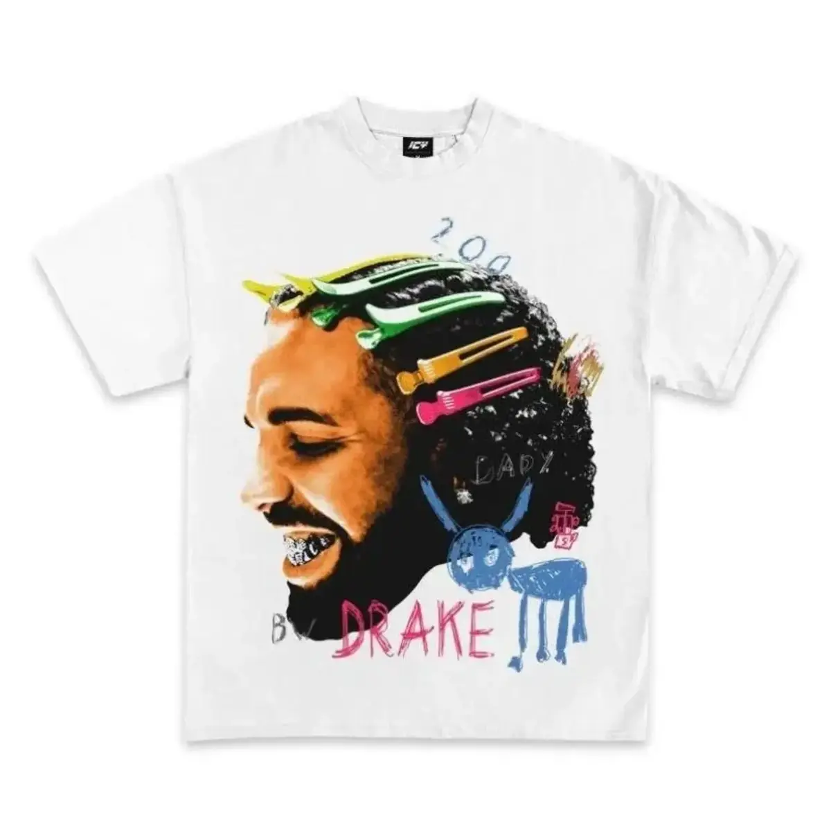 Drake Rap Album Bootleg Style Graphic T-Shirt, Vintage Hip-Hop Music Merch Unisex Oversized Tee