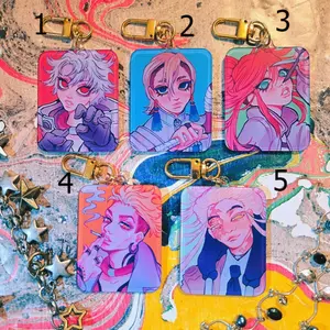 Gachiakuta Acrylic Keychain 2.5" Rudo, Enjin, Zanka, Riyo, Jabber