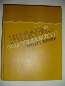 USED-Electrical Fundamentals for Technicians by Robert L. Shrader (Hardcover)