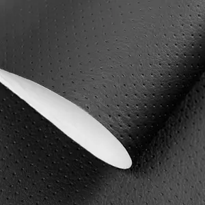 Leather Repair Tape Self-Adhesive Patch 20x120 Inch Extra Large Perforated Vinyl and Faux Leather Kit for Furniture Car Seats Office Chairs Black