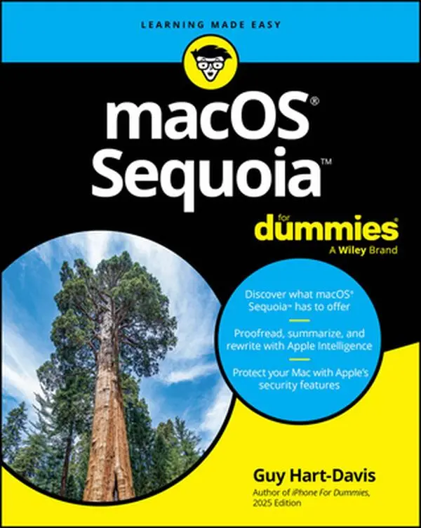 macOS Sequoia for Dummies 2025 Edition English Paperback by Guy Hart-Davis - Navigate macOS, Organize Files, Enjoy Music, Photos, Movies