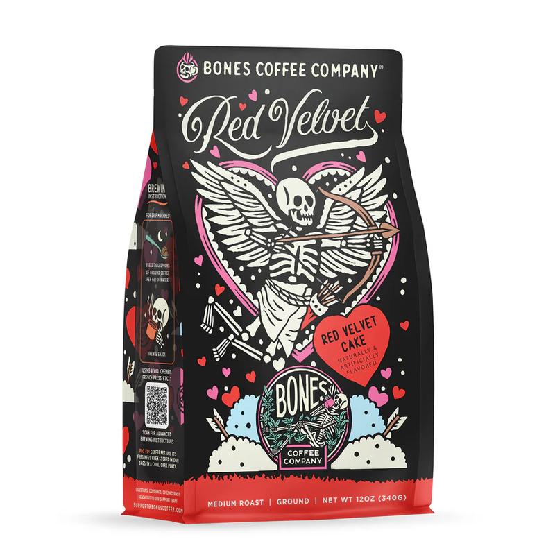 Smell Me Red Velvet 12oz Coffee - Limited Edition 100% Arabica Beans Roasted for Valentine's Day with Chocolate Cake & Cream Cheese Notes
