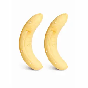 2-Pack Stress Relief Toy Banana, Soft Plush Texture, Realistic Design, Slow Rebound, Perfect DIY Christmas Gift Squishies Squishy Maker