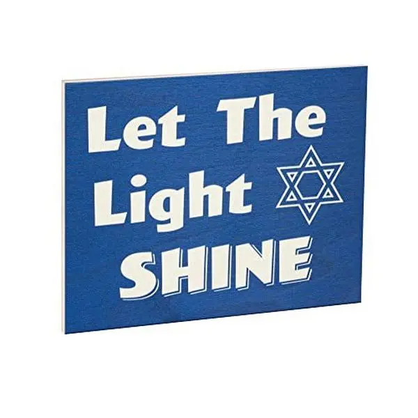 JG Hanukkah Decorations Indoor, Hanukkah Party Decorations, Hanukkah Gifts Sign