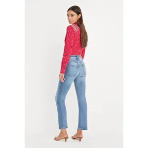 DOLLY JOLEANS STRAIGHT JEANS | INDIGO1195